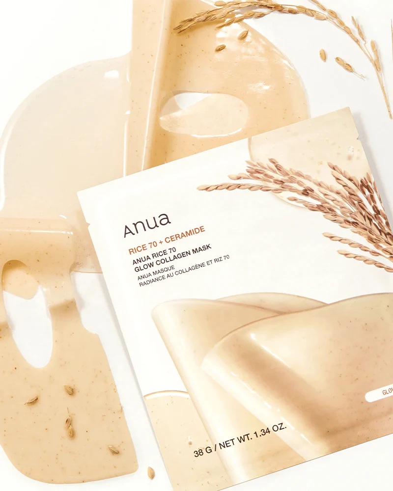 Anua Rice 70+ Ceramide Glow Collagen Mask