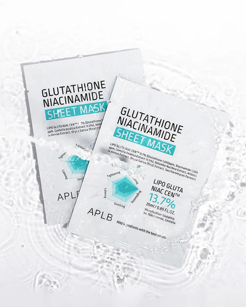 APLB Glutathione Niacinamide Sheet Mask - Image 5