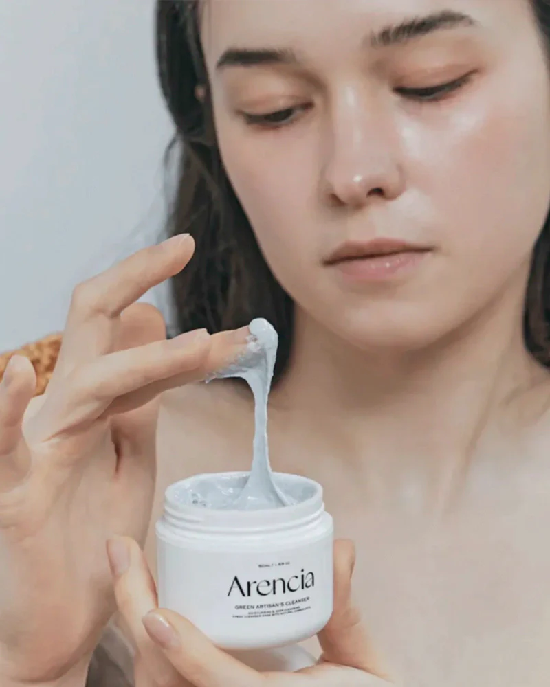 Arencia Fresh Blue Hyssop Rice Mochi Cleanser - Image 5