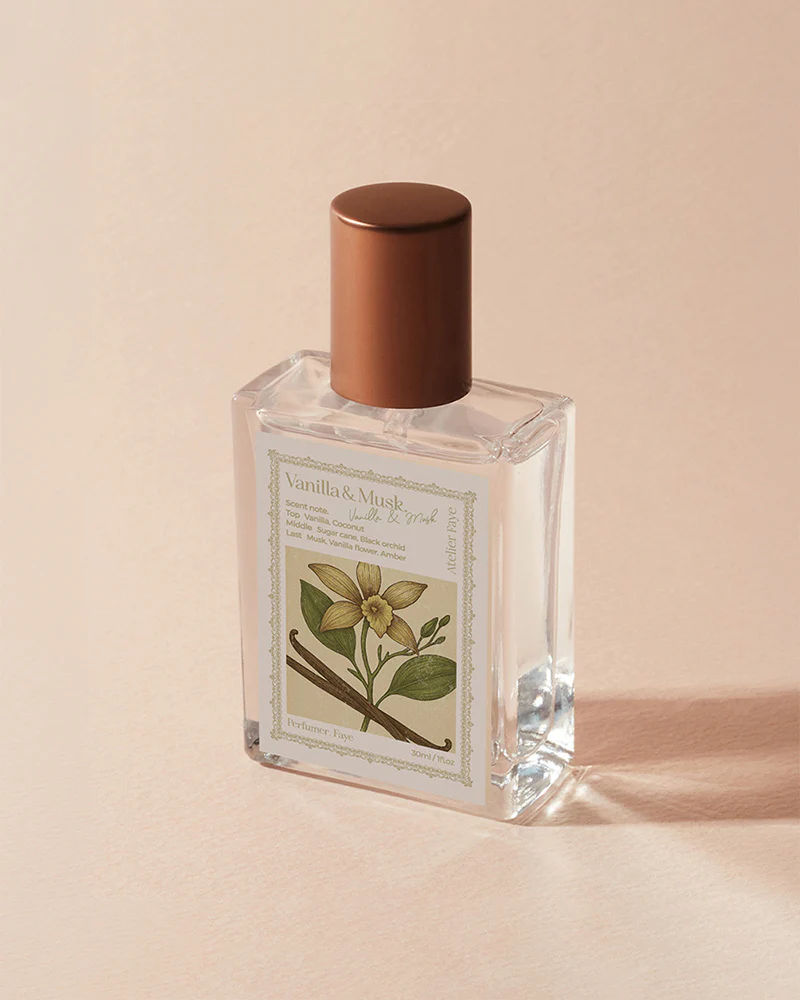 Atelier Faye Alcohol Based Perfume #Vanilla & Musk - Image 4