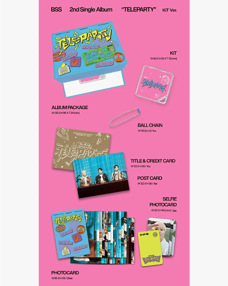 BSS (SEVENTEEN) - BSS 2nd Single Album ‘TELEPARTY’ (KiT Ver.) - Image 2