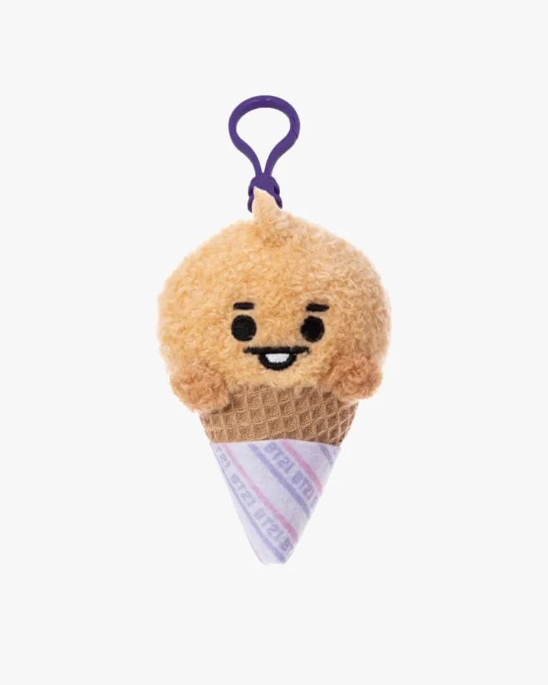 BT21 SHOOKY BABY Ice Cream Plush Mascot Keychain