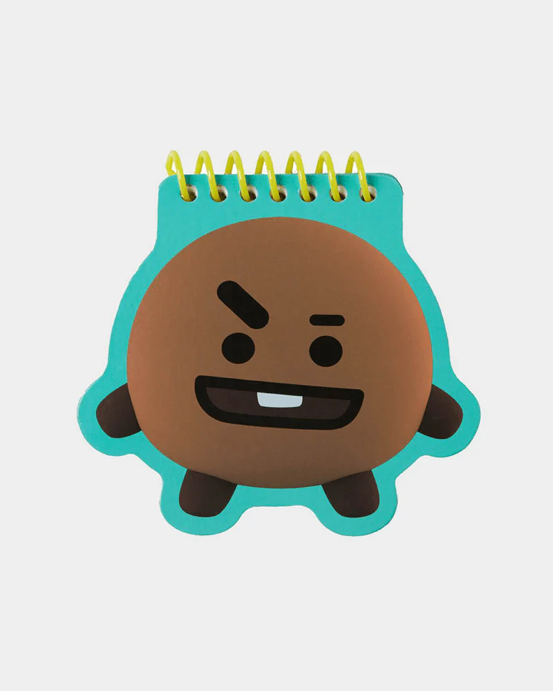 BT21 SHOOKY Heart Face Spring Note