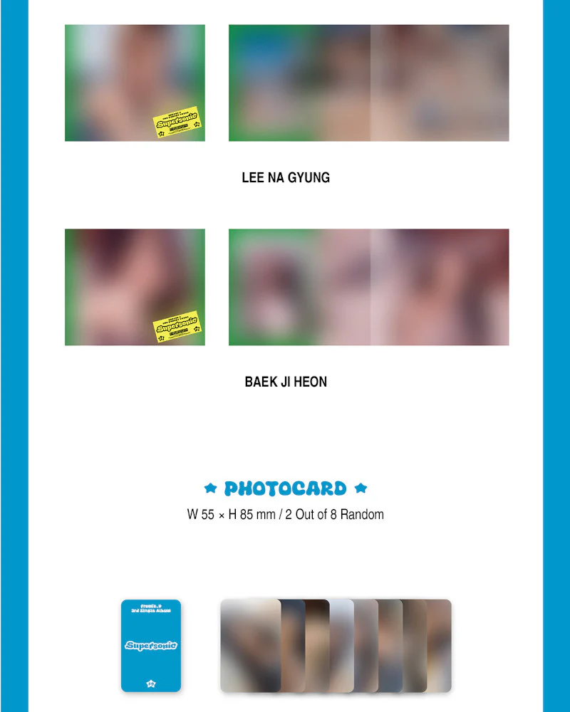 fromis_9 - 3RD SINGLE ALBUM [Supersonic] (Compact Ver.) (8 Versions - Random) - Image 4
