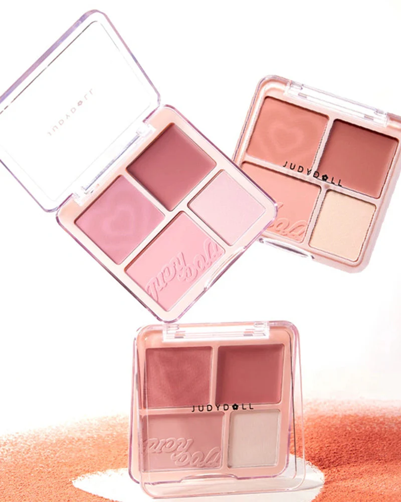 JUDYDOLL 2-In-1 Blush & Highlight Palette