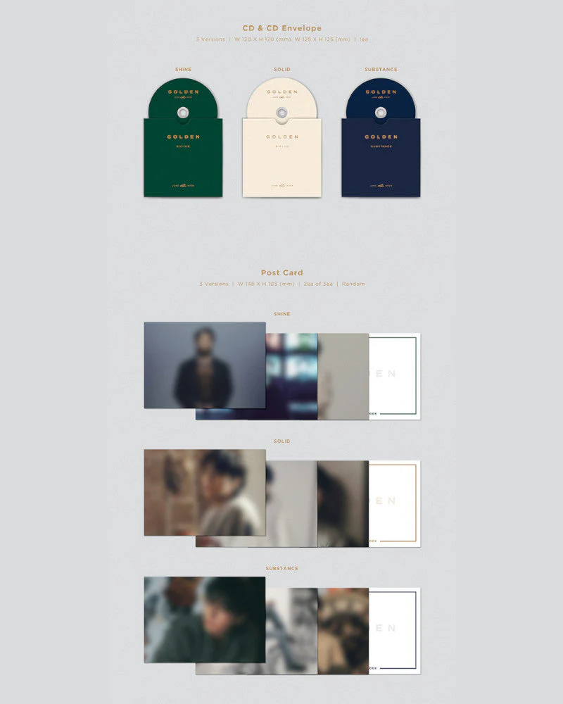 JUNGKOOK (BTS) - [GOLDEN] (3 Versions) - Image 3