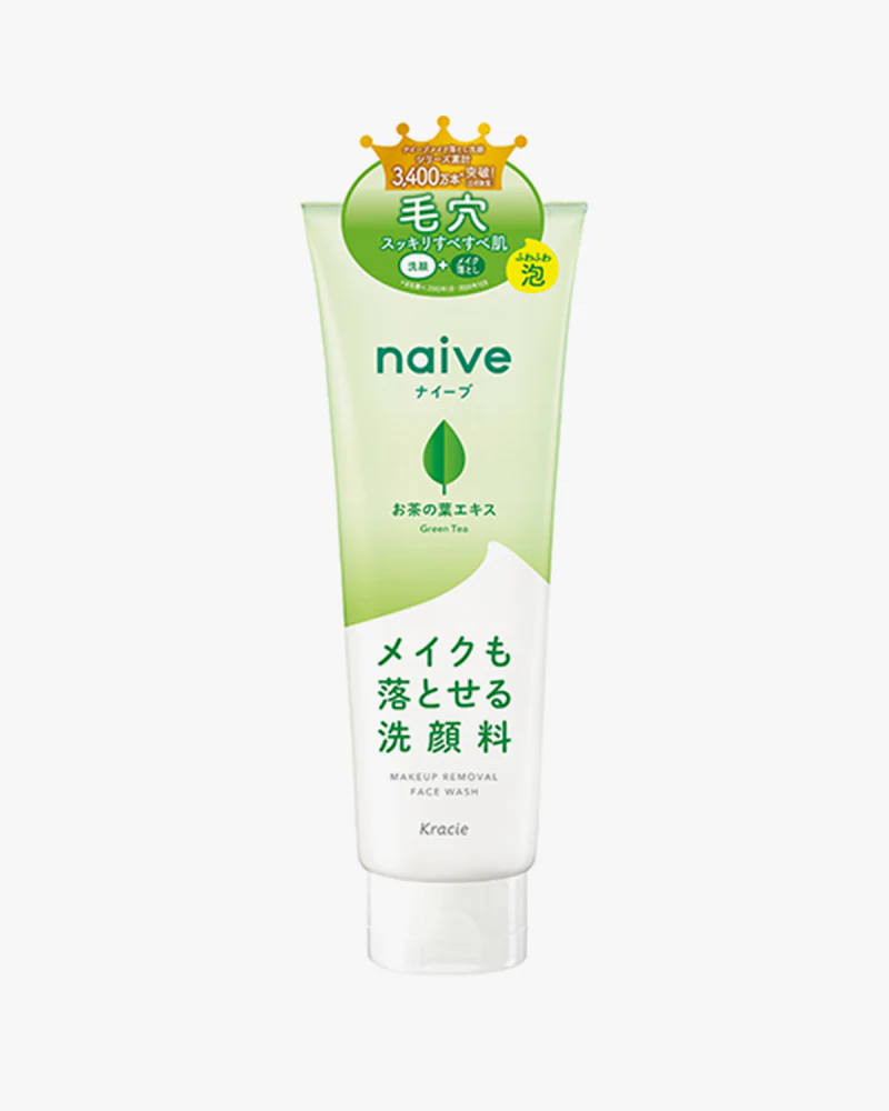 Kracie Naive Facial Cleansing Foam #Green Tea - Image 2