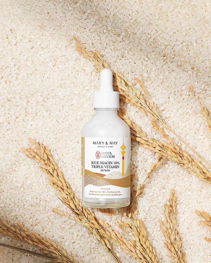 Mary&May Seoul Edition Rice Niacin 10% Triple Vitamin Serum