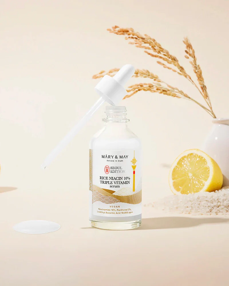 Mary&May Seoul Edition Rice Niacin 10% Triple Vitamin Serum - Image 2