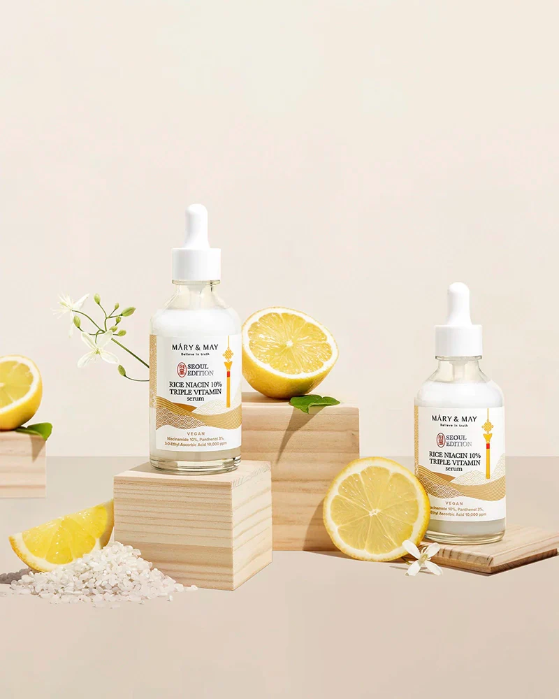 Mary&May Seoul Edition Rice Niacin 10% Triple Vitamin Serum - Image 5