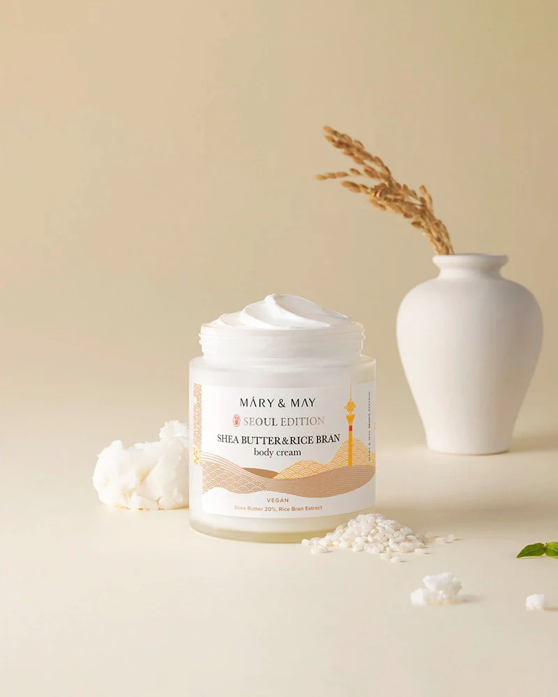 Mary&May Shea Butter & Rice Bran Body Cream - Image 4
