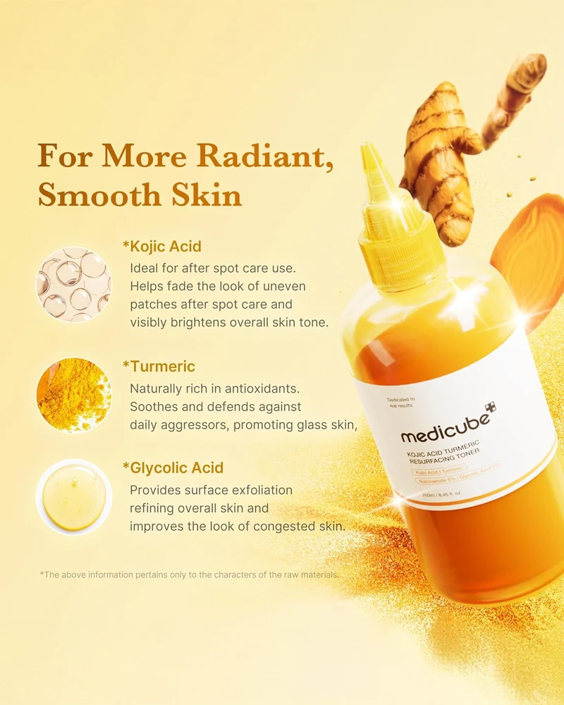 medicube Kojic Acid Turmeric Resurfacing Toner - Image 5
