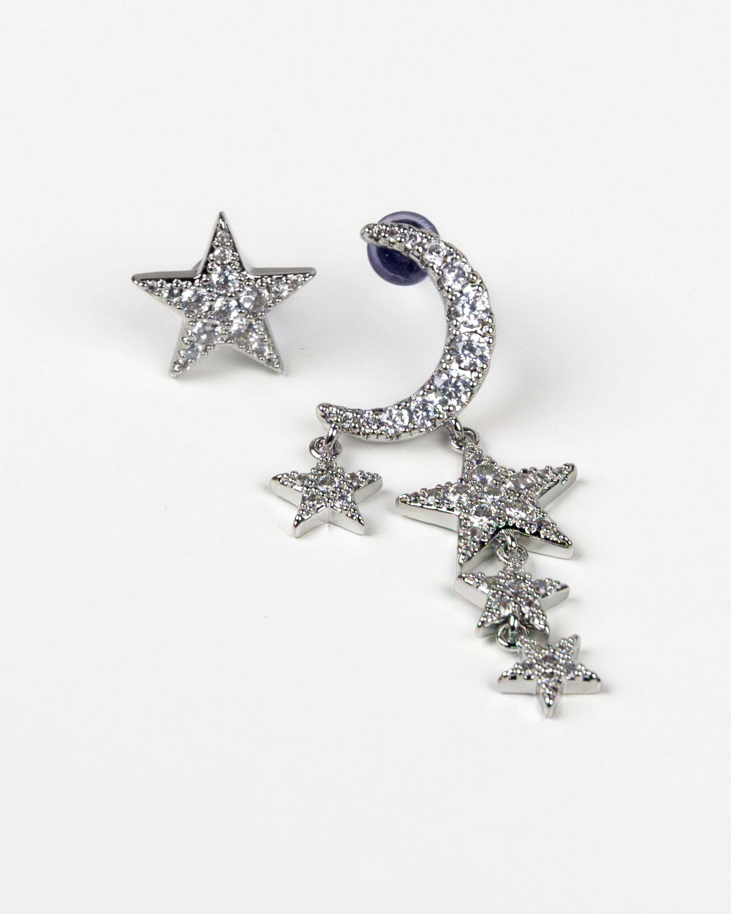 NYU NYU Galaxy Asymmetrical Drop Earrings - Image 2