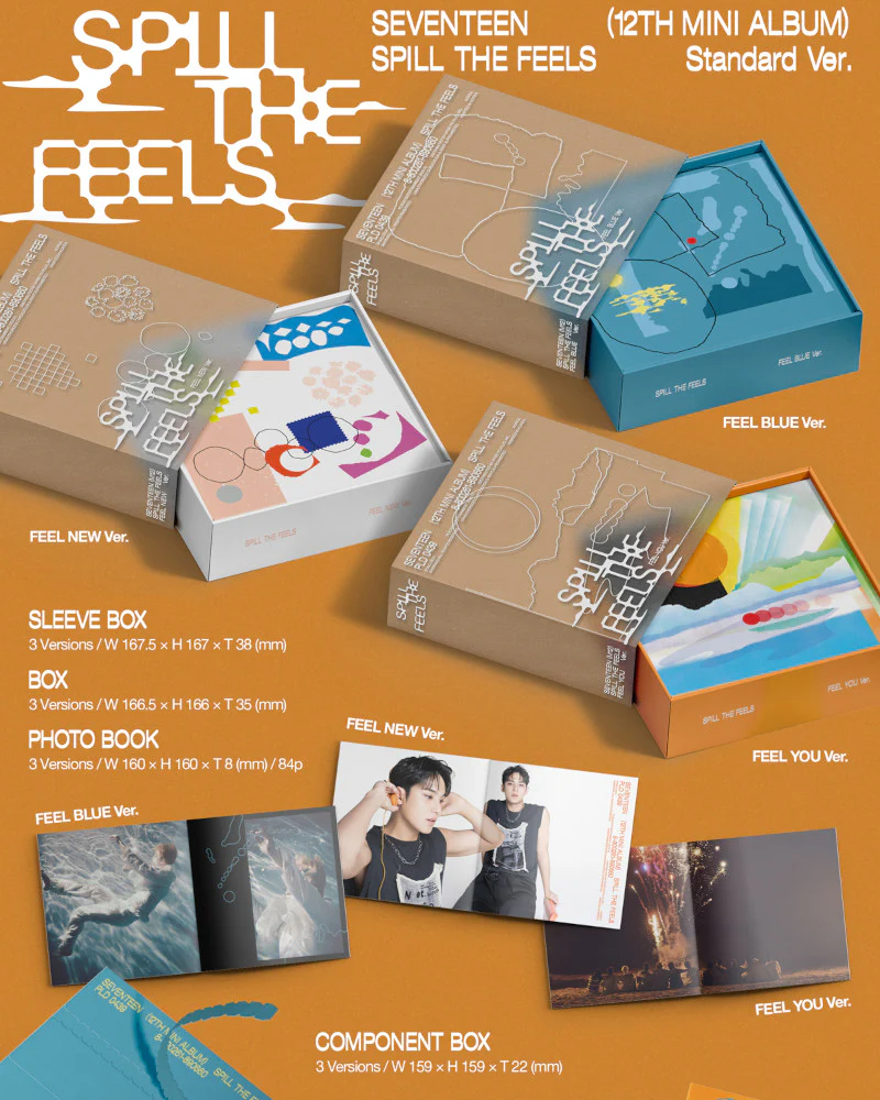 SEVENTEEN - 12th Mini Album [SPILL THE FEELS] (3 Versions) - Image 2
