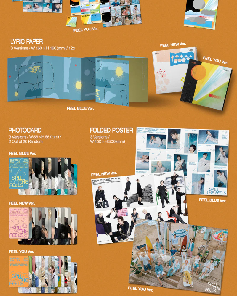SEVENTEEN - 12th Mini Album [SPILL THE FEELS] (3 Versions) - Image 4