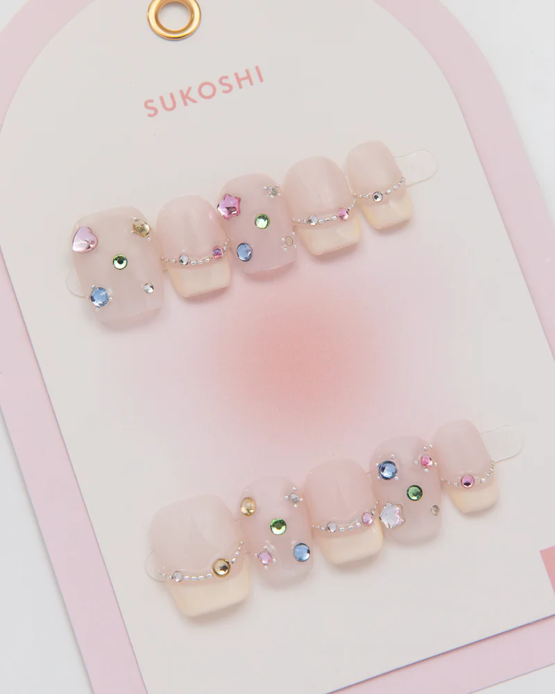 SUKOSHI Handmade Press-On Nails Gummy Bear