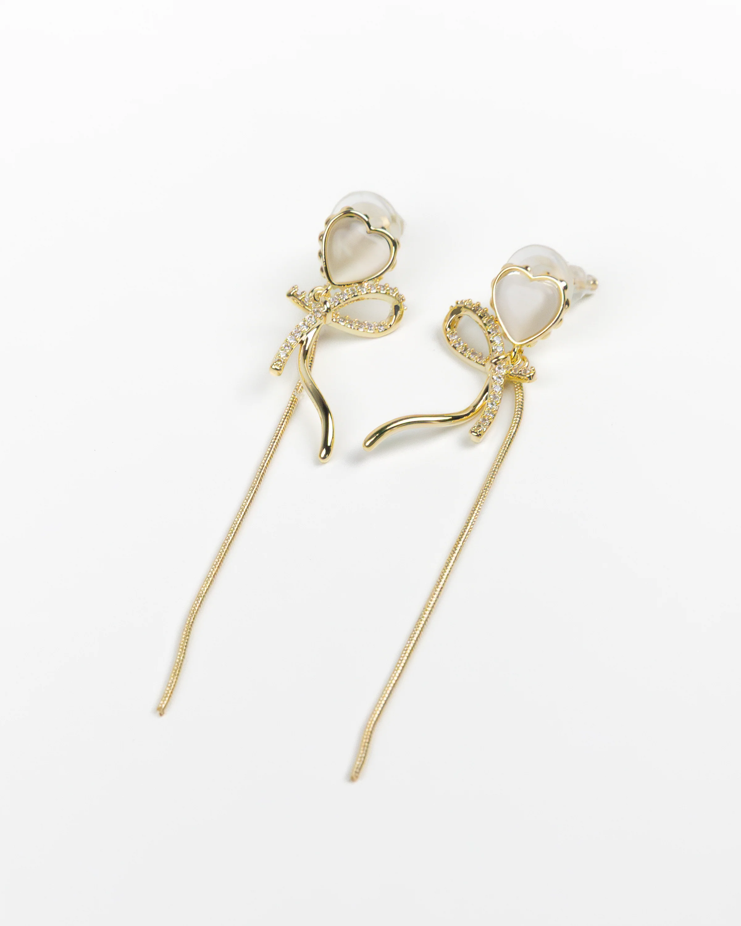 SUKOSHI Ribbon Reverie Frosted Heart Tassel - Image 4