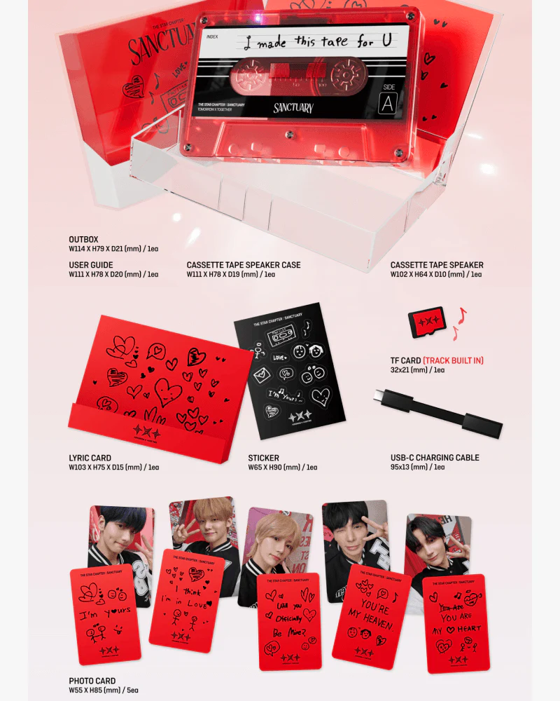 TOMORROW X TOGETHER (TXT) - THE STAR CHAPTER: SANCTUARY (Cassette Tape Speaker Ver.) - Image 2