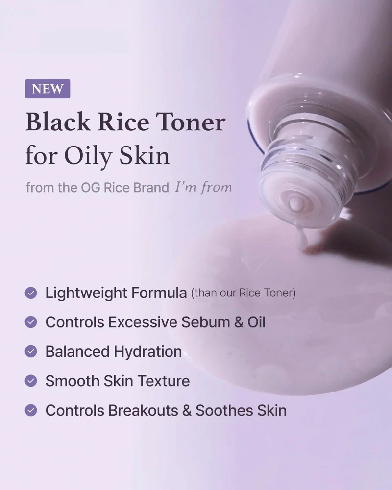 Travel/Mini - I'm From Black Rice Toner 30ml - Image 2