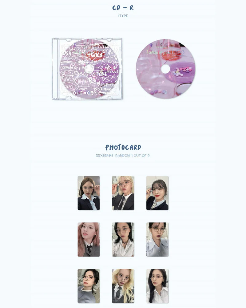 TWICE - 3rd Album [FORMULA OF LOVE: O T=<3] RESULT FILE VER. - Image 4