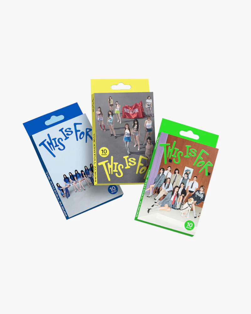 TWICE - 4th Full Album [THIS IS FOR] (POLAROID VER.) (3 Versions)