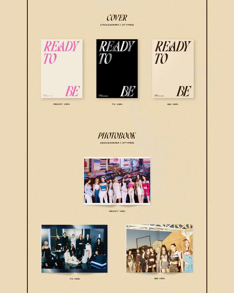 TWICE - READY TO BE (12TH MINI ALBUM) (3 Versions) - Image 2