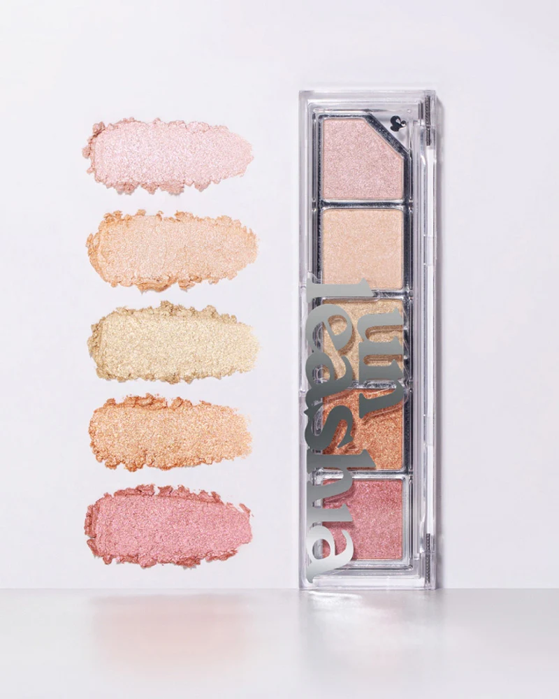 unleashia Mood Shower Face Palette Highlighter Version - Image 4